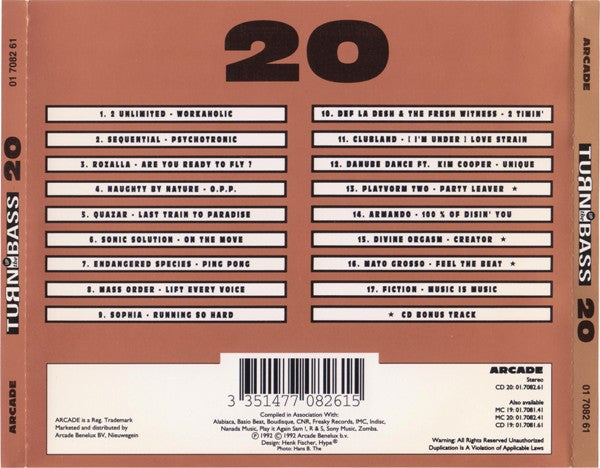 Various : Turn Up The Bass 20 (CD, Comp)