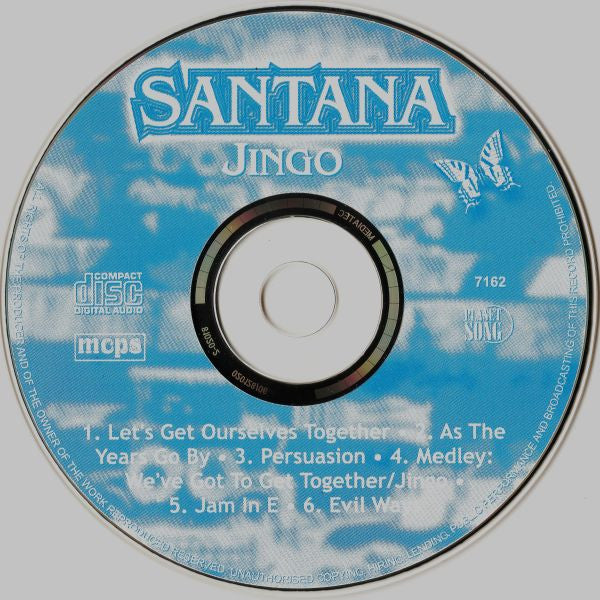 Santana : Jingo (CD, Comp)