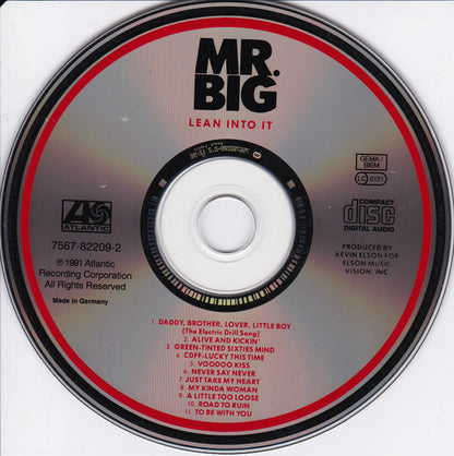 Mr. Big : Lean Into It (CD, Album, RE, RP)