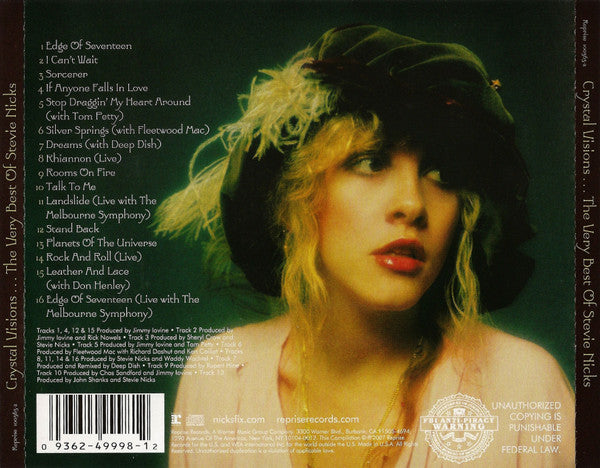 Stevie Nicks : Crystal Visions...The Very Best Of Stevie Nicks (CD, Comp)