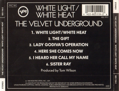 The Velvet Underground : White Light/White Heat (CD, Album, RE, RM)