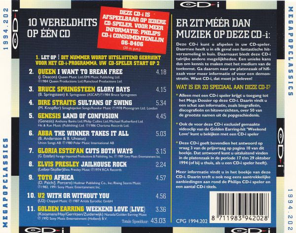 Various : Megapopclassics (CDi, Comp)