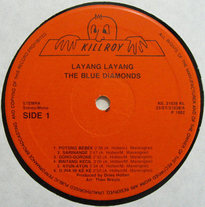 The Blue Diamonds : Layang-Layang (LP, Album)