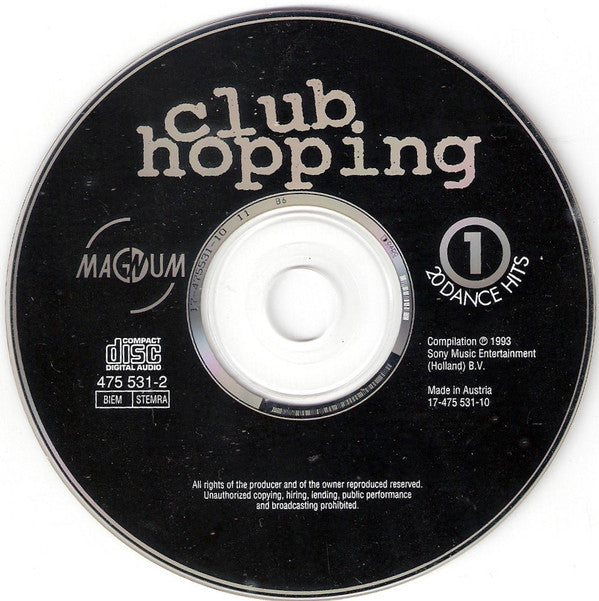 Various : Club Hopping 1 (CD, Comp)