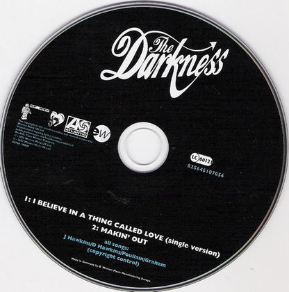 The Darkness : I Believe In A Thing Called Love (CD, Single, Car)