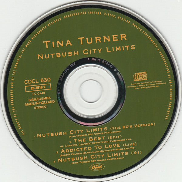 Tina Turner : Nutbush City Limits (CD, Maxi)