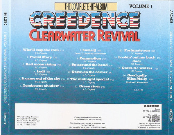 Creedence Clearwater Revival : The Complete Hit-Album Volume 1 (CD, Comp)