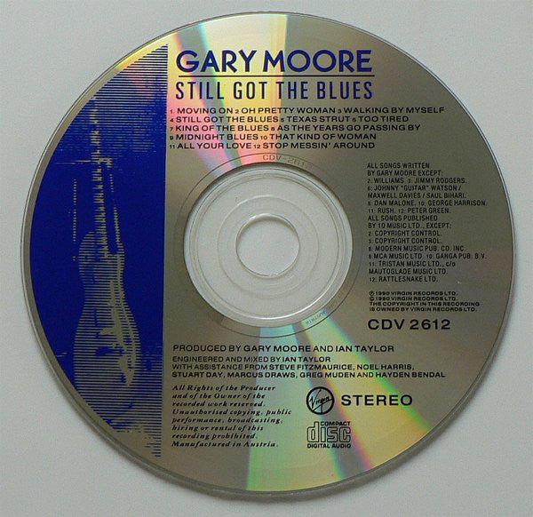 Gary Moore : Still Got The Blues (CD, Album)