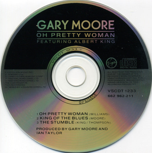 Gary Moore Featuring Albert King : Oh Pretty Woman (CD, Single)