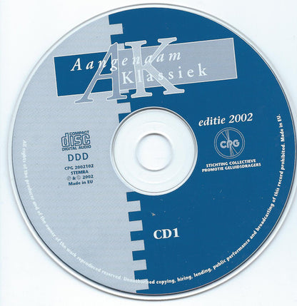 Various : Aangenaam... Klassiek - Editie 2002 (2xCD, Comp)