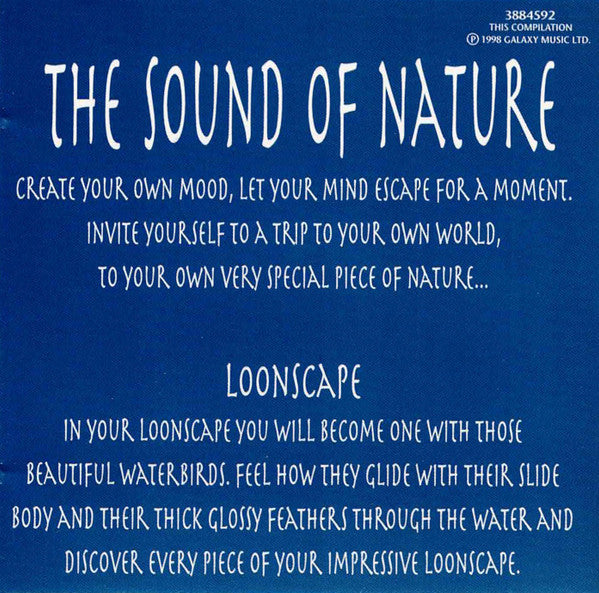 Unknown Artist : The Sound Of Nature - Loonscape (CD, Comp)