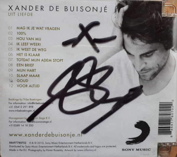 Xander De Buisonjé : Uit Liefde (CD, Album)