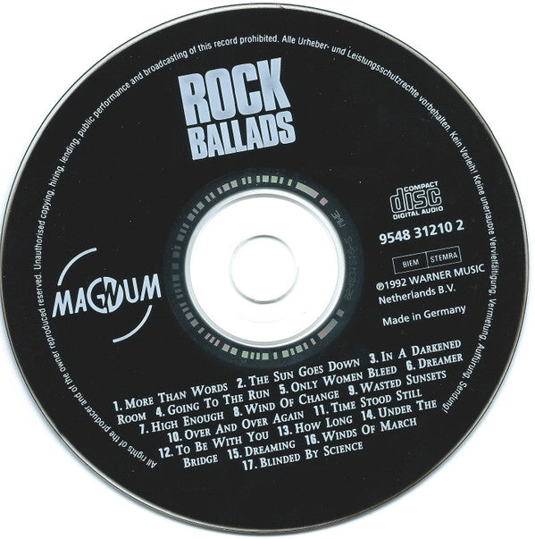 Various : Countdown Rockballads (CD, Comp)