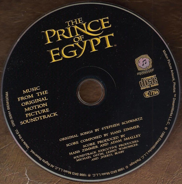 Hans Zimmer, Stephen Schwartz : The Prince Of Egypt - Music From The Original Motion Picture Soundtrack (CD, Album)