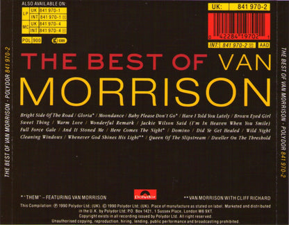 Van Morrison : The Best Of Van Morrison (CD, Comp, RP, PDO)