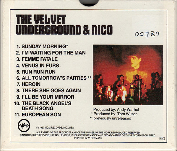 The Velvet Underground & Nico (3) : The Velvet Underground & Nico (CD, Album, Ltd, Num, RE, RM)