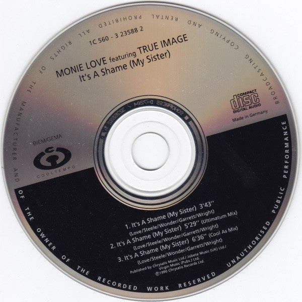 Monie Love Featuring True Image : It's A Shame (My Sister) (CD, Single)