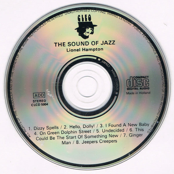 Lionel Hampton : The Sound Of Jazz (CD, Album)