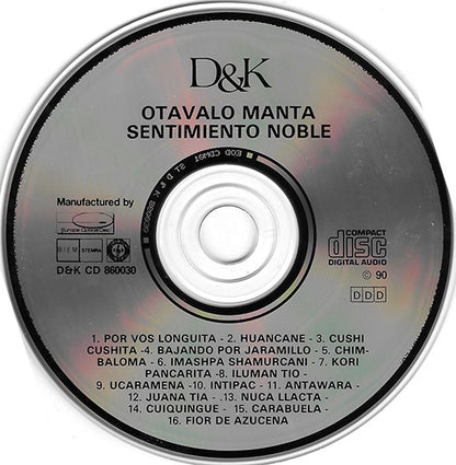 Otavalo Manta : Sentimiento Noble (CD, Album)