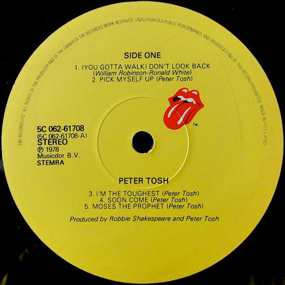 Peter Tosh : Bush Doctor (LP, Album)