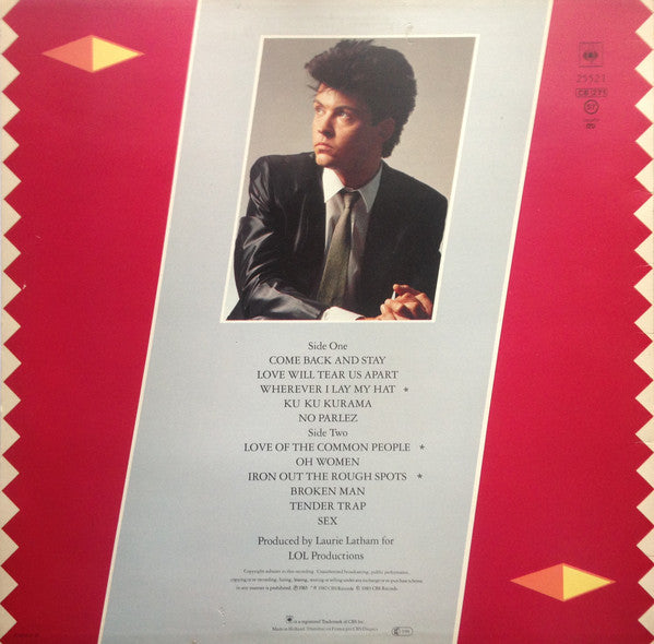 Paul Young : No Parlez (LP, Album, Dut)