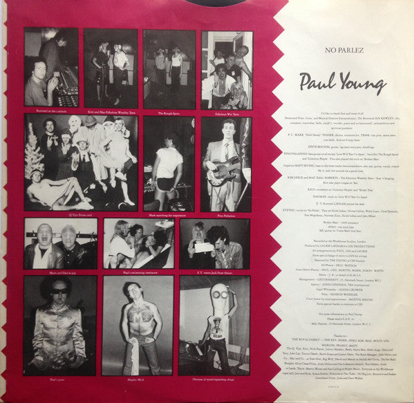 Paul Young : No Parlez (LP, Album, Dut)