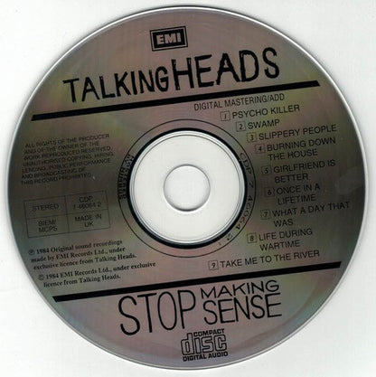 Talking Heads : Stop Making Sense (CD, Album, RE, Nim)