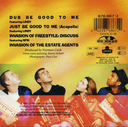 Beats International : Dub Be Good To Me (CD, Single, Car)