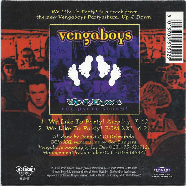 Vengaboys : We Like To Party! (The Vengabus) (CD, Single, Car)