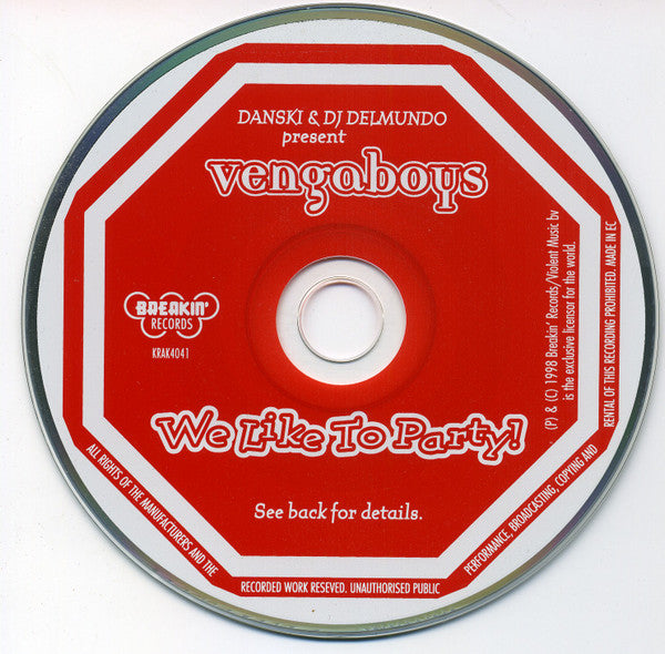 Vengaboys : We Like To Party! (The Vengabus) (CD, Single, Car)