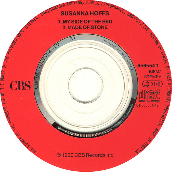 Susanna Hoffs : My Side Of The Bed (CD, Mini, Single)