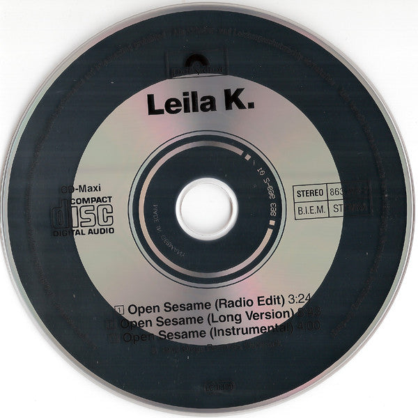 Leila K : Open Sesame (CD, Maxi)