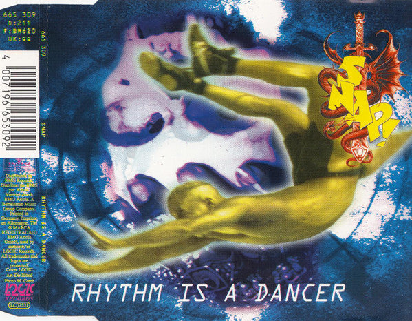 Snap! : Rhythm Is A Dancer (CD, Maxi)