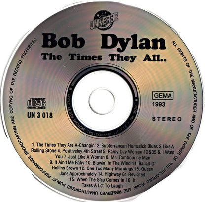 Bob Dylan : The Times They Are A-Changin' (CD, Comp)