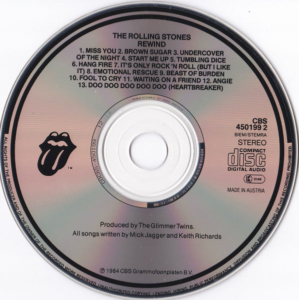 The Rolling Stones : Rewind (CD, Comp, RE)