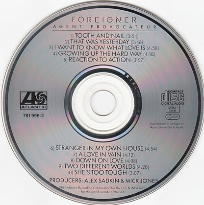 Foreigner : Agent Provocateur (CD, Album)