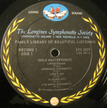 The Longines Symphonette : Solo Masterworks (3xLP + Box)