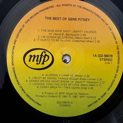 Gene Pitney : The Best Of Gene Pitney (LP, Comp)