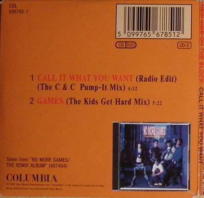 New Kids On The Block : Call It What You Want (CD, Mini, Single)