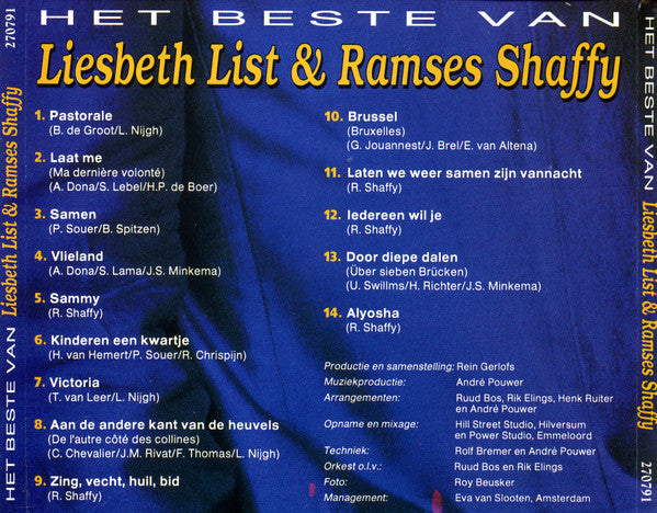 Liesbeth List & Ramses Shaffy : Het Beste Van (CD, Album)