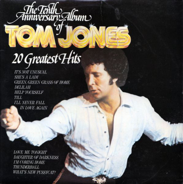 Tom Jones : 20 Greatest Hits (2xLP, Album, Comp, Gat)