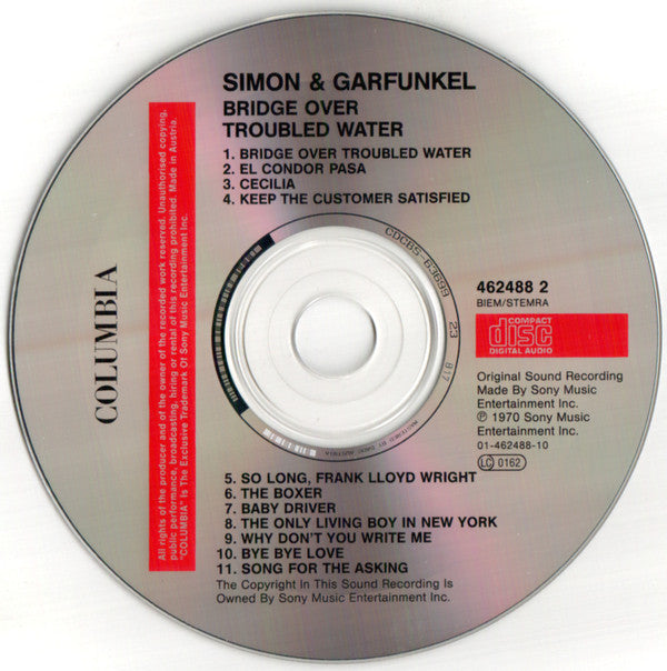 Simon & Garfunkel : Bridge Over Troubled Water (CD, Album, RE)