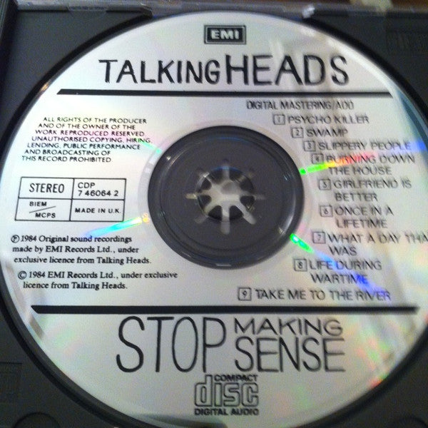 Talking Heads : Stop Making Sense (CD, Album)