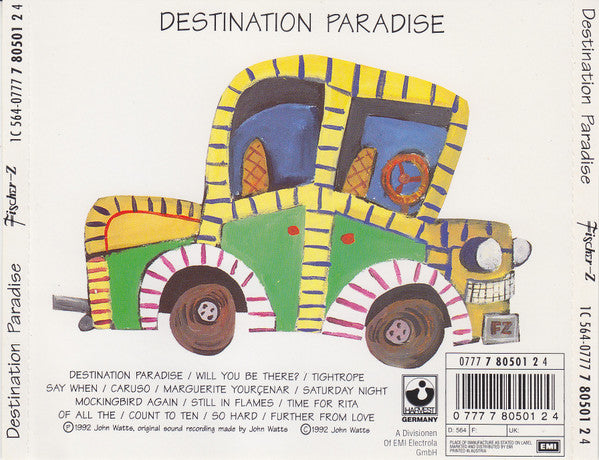 Fischer-Z : Destination Paradise (CD, Album)