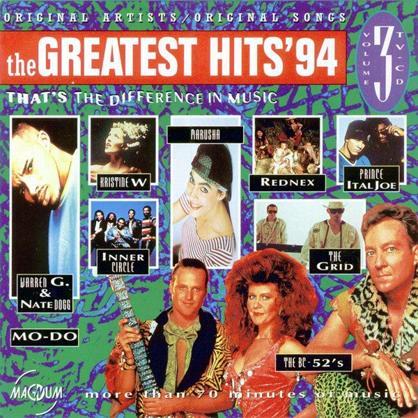 Various : The Greatest Hits '94 Volume 3 (CD, Comp)