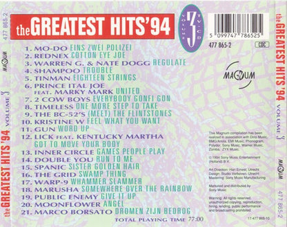 Various : The Greatest Hits '94 Volume 3 (CD, Comp)