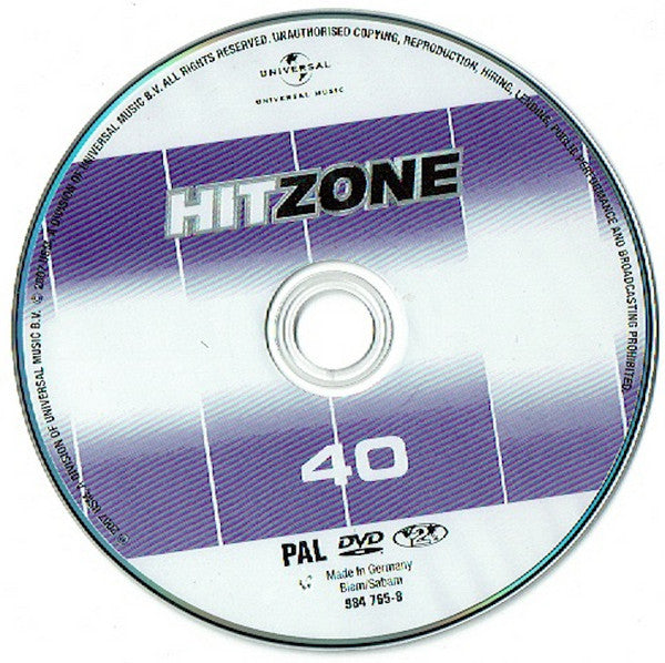 Various : Hitzone 40 (CD, Comp + DVD, Comp, PAL)