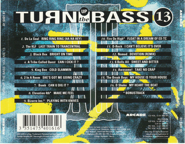 Various : Turn Up The Bass Volume 13 (CD, Comp)