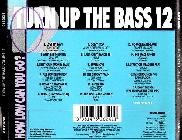 Various : Turn Up The Bass Volume 12 (CD, Comp)