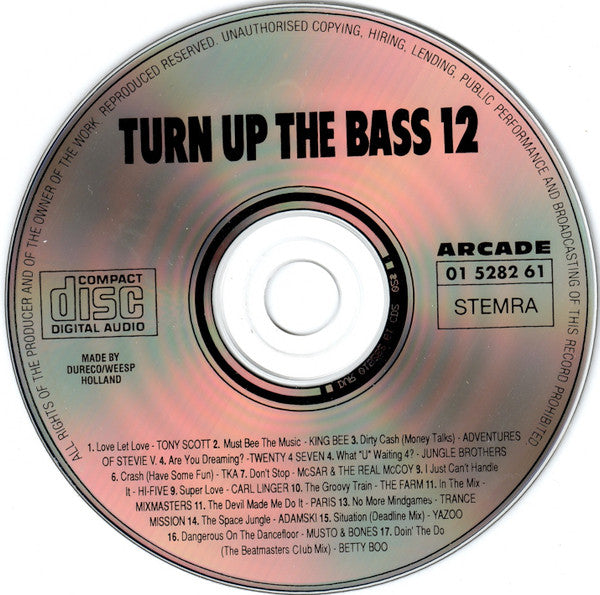 Various : Turn Up The Bass Volume 12 (CD, Comp)